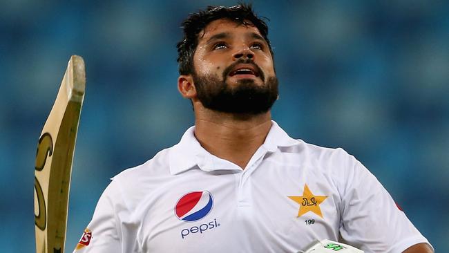 Azhar Ali after reaching 300.