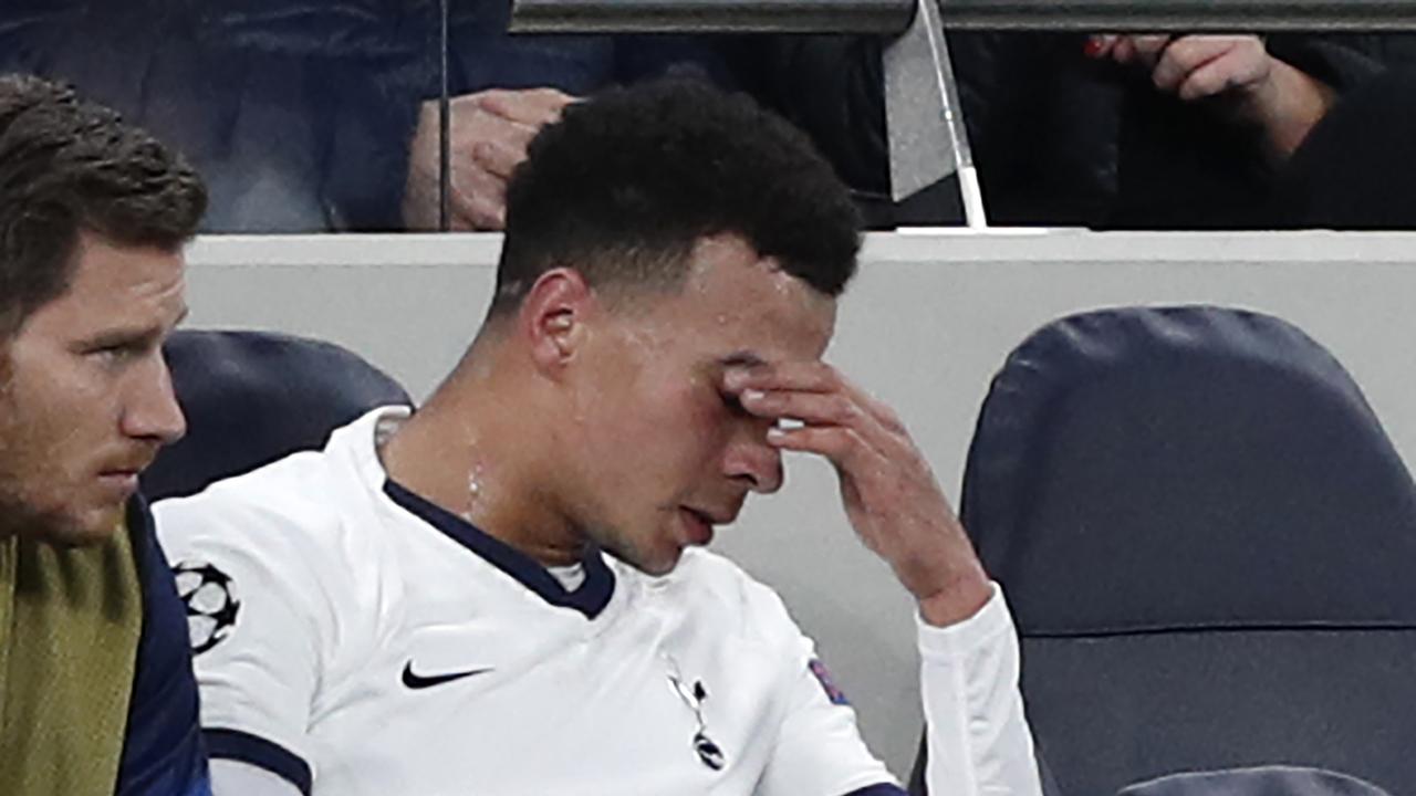 Tottenham Hotspur's English midfielder Dele Alli had a meltdown after being substituted in the Champions League.