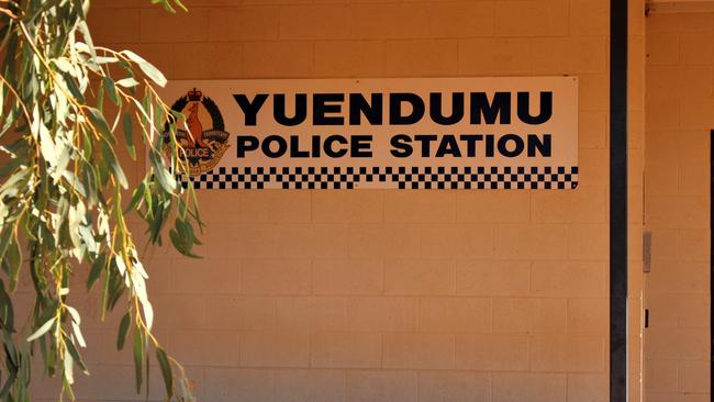 The Yuendumu police station. Picture: Jason Walls