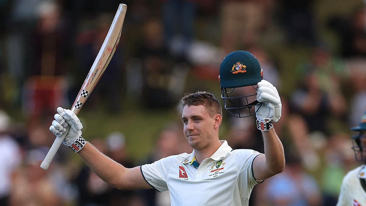 Cameron Green’s century was pure class. (Photo by Marty MELVILLE / AFP)