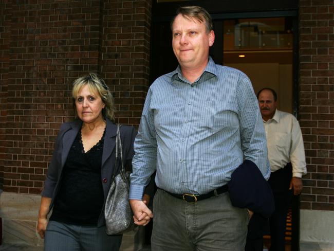 Tania’s parents Mandy and Chris Burgess leave the King Street Supreme Court in Sydney after her killer was found guilty of murder. 