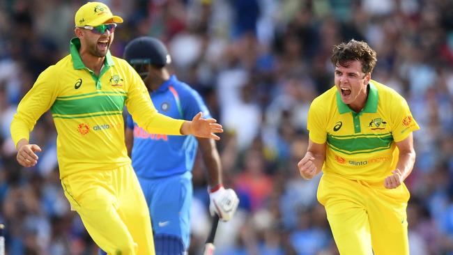 Jhye Richardson’s absence from the World Cup is a massive blow to Australia’s tournament defence. Picture: AAP