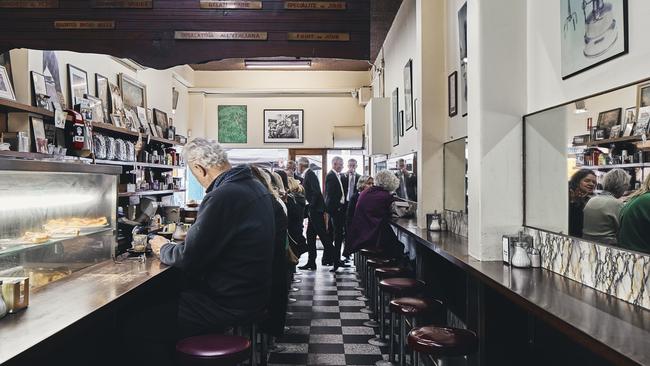 Vintage vibes inside the iconic venue.