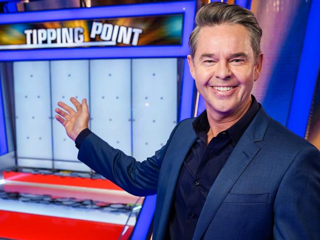 Todd Woodbridge will host Australia's version of the hit game show Tipping Point. Picture: Nine