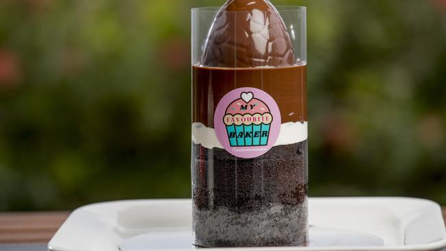 A pull-me-up Easter egg cake. Picture: Jerad Williams