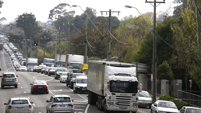 Rosanna Rd in Heidelberg was voted equal-third for congestion.