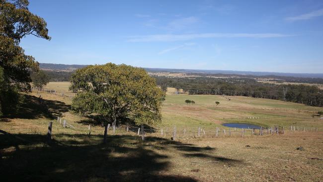 Land at Mt Gilead, south of Campbelltown, will soon be developed into a new housing estate. Picture: Robert Pozo