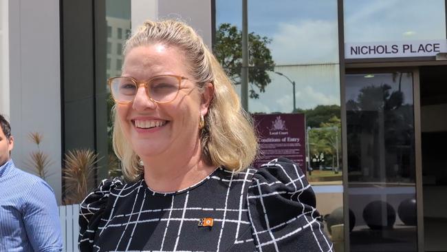 NT Attorney-General Marie-Clare Boothby made a surprise visit to the Darwin Local Court on Wednesday, January 1. Picture: Zizi Averill