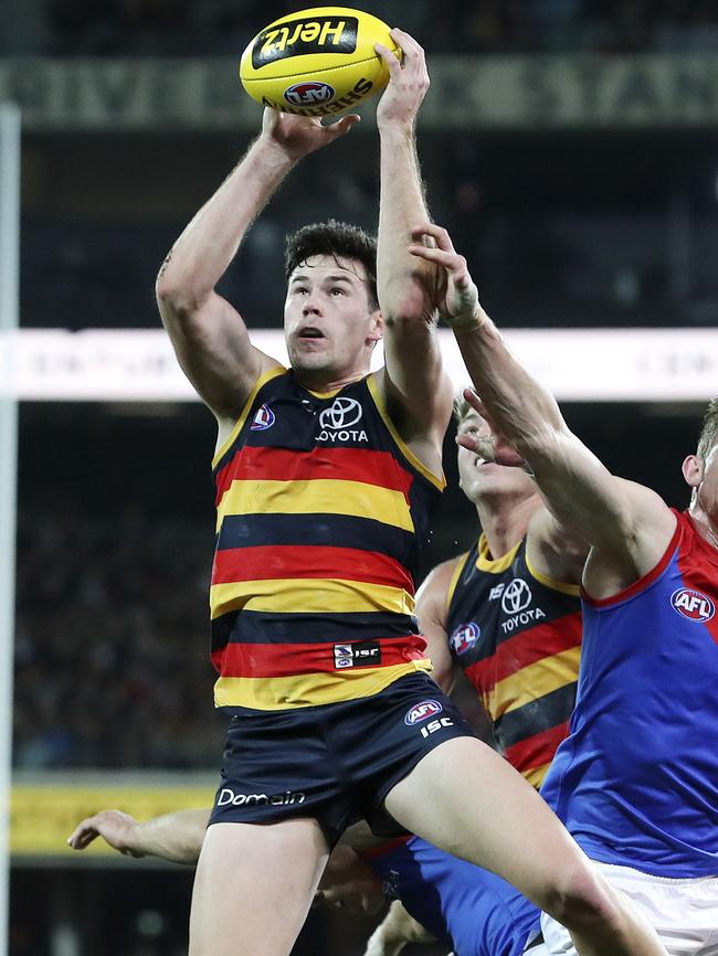 Mitch McGovern marks. Picture: Sarah Reed