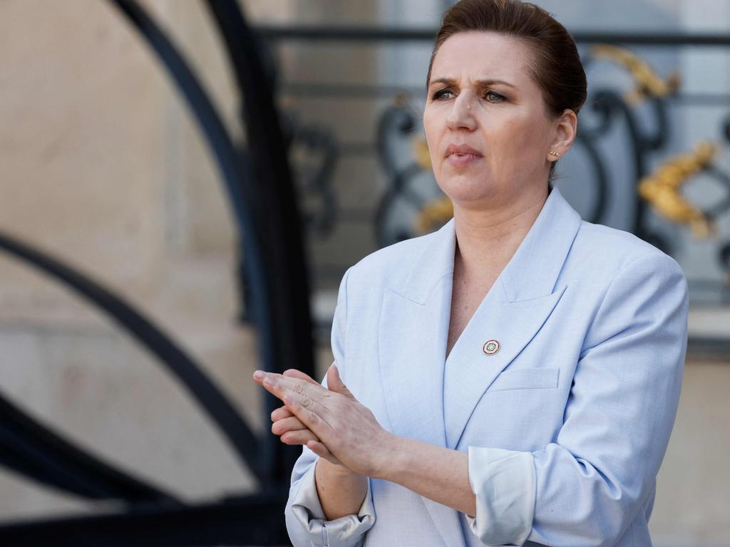 Denmark’s Prime Minister Mette Frederiksen addressed the nation saying JD Vance’s comments were ‘inaccurate’. Picture: Ludovic Marin / AFP