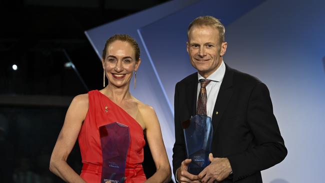 Professor Richard Scolyer AO was named Australian of the Year alongside Professor Georgina Long AO for their efforts to treating melanoma. Picture: NewsWire / Martin Ollman