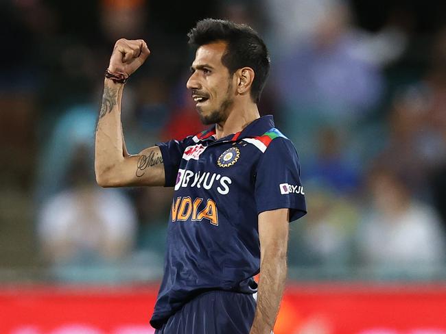 Yuzvendra Chahal claimed three matchwinning wickets as the substitute.