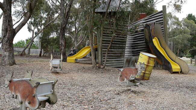 Manningham Council plans to tear down and replace the Gooligulch playground in Wonga Park. Picture: Norm Oorloff