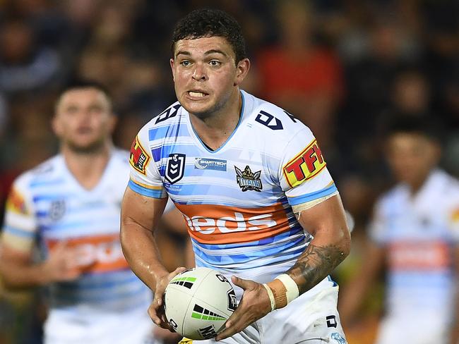 Halfback Ash Taylor has been down on form for the Titans. Picture: Ian Hitchcock/Getty Images