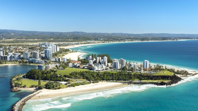 A $1bn development wave is already reshaping Coolangatta, Kirra and Rainbow Bay with more than 13 towers in the pipeline. Picture: CBRE