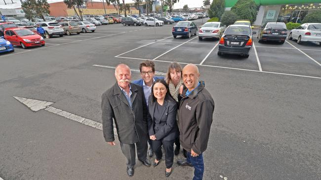 Sunbury MP Josh Bull met with Hume mayor Carly Moore and Sunbury councillors to announce the proposal. PHOTO: Rob Leeson