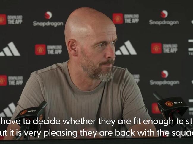 Erik ten Hag plans careful return for Rasmus Hojlund and Mason Mount