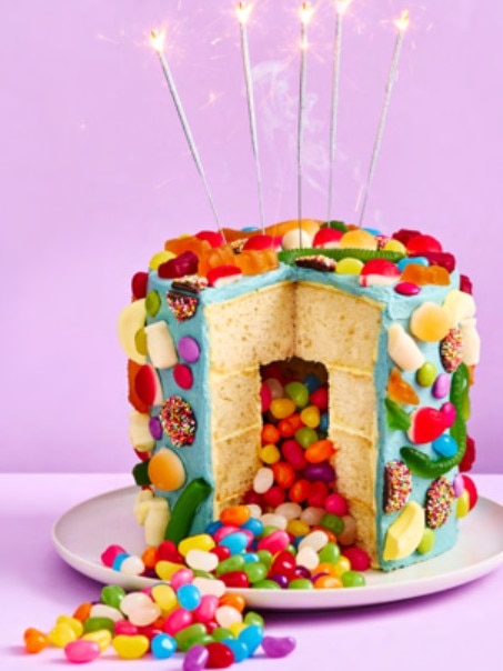 The new Allen’s Party Cake book features more than 30 epic cake hacks, ranging from cult classic recipes to the latest party themes. Picture: Supplied