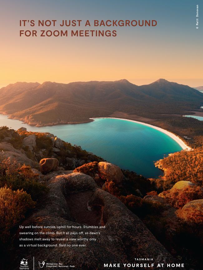 Make yourself at home - Tourism Tasmania campaign posters