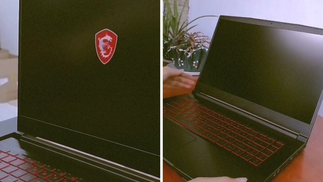 MSI Thin GF63 Gaming Laptop. TikTok @makiebee