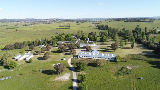 The Carr family are selling their 3680ha Funny Hill property near Crookwell NSW.