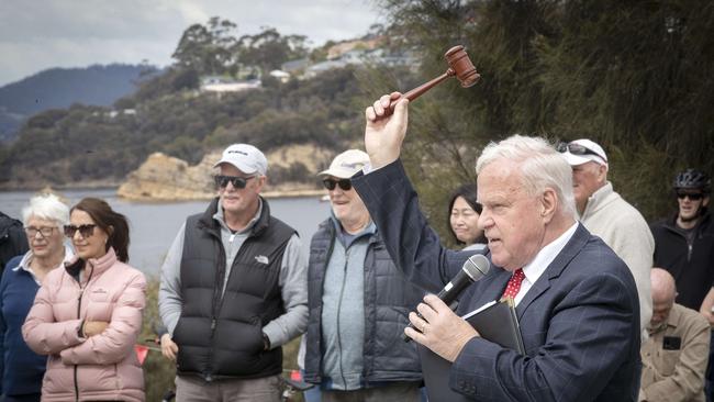 Auctioneer Hank Petrusma said the sales exceeded all expectations. Picture: Chris Kidd