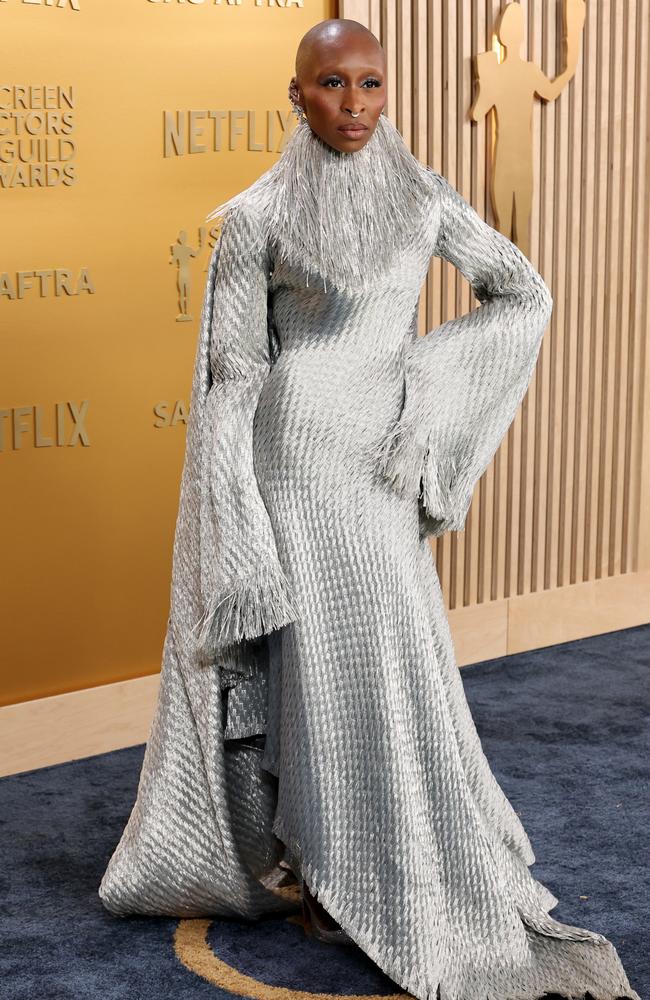 Cynthia Erivo attends the 31st Annual Screen Actors Guild Awards in LA. Picture: Amy Sussman/Getty Images