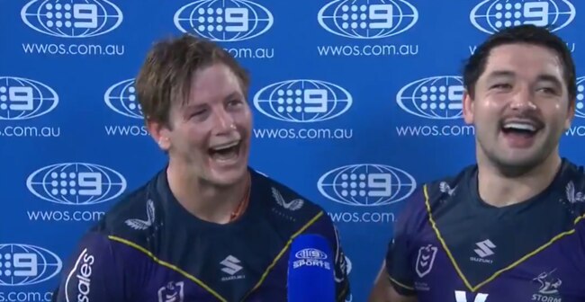 The Cheese had teammate Harry Grant in stitches.