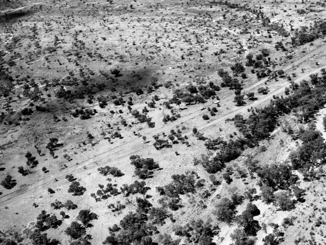 The aerial photographs taken by Neil MacKenzie before the helicopter crashed at the Spear Creek murder scene.