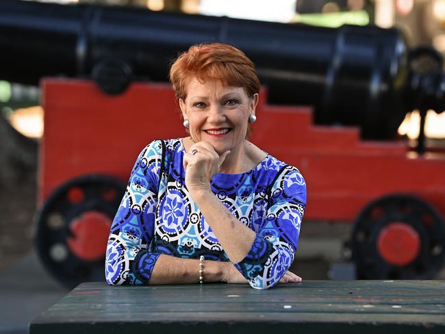 Senator Pauline Hanson, Leader of the Pauline Hanson's One Nation party. Picture: Lyndon Mechielsen/The Australian