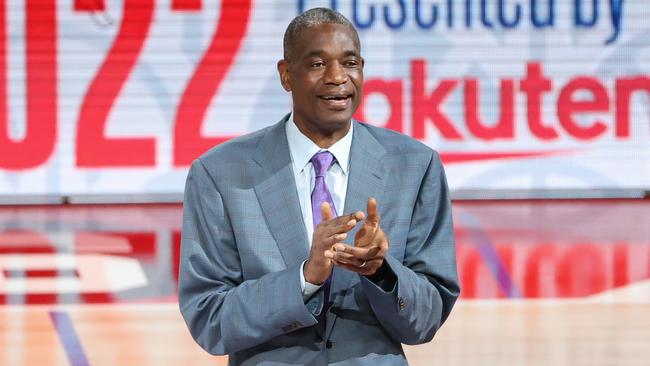 SAITAMA, JAPAN - OCTOBER 02: Former NBA Player, Dikembe Mutombo attends the Washington Wizards v Golden State Warriors - NBA Japan Games at Saitama Super Arena on October 02, 2022 in Saitama, Japan.  NOTE TO USER: User expressly acknowledges and agrees that, by downloading and or using this Photograph, user is consenting to the terms and conditions of the Getty Images License Agreement.    (Photo by Takashi Aoyama/Getty Images)