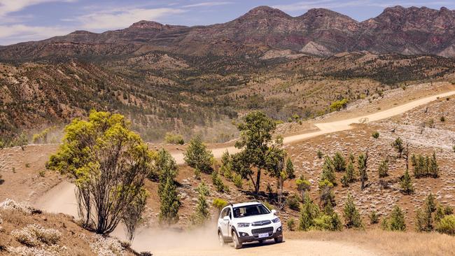 Razorback Ridge in the Flinders Ranges. Picture: South Australia Tourism