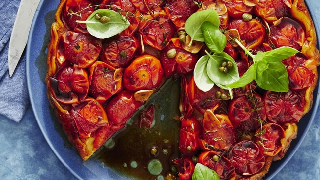 Give it a whirl: tomato tarte tatin. Picture: Guy Bailey