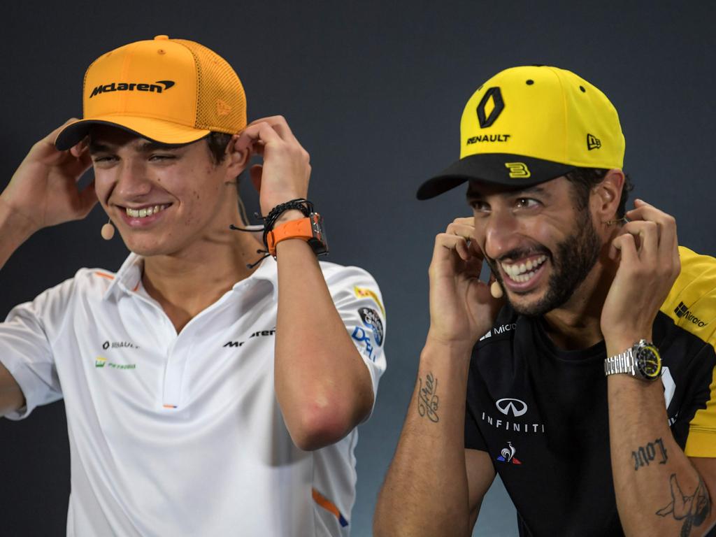 Ricciardo and Norris together will be fun.