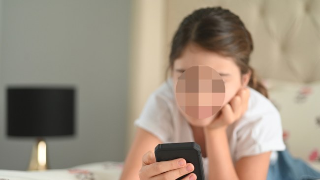 The girls were discussing a request for nude photos from a boy at school. Photo: iStock