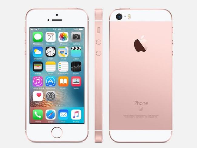 back to basics ... the new iPhone SE is the same size as the 5S, but a lot more powerful. Picture: Supplied