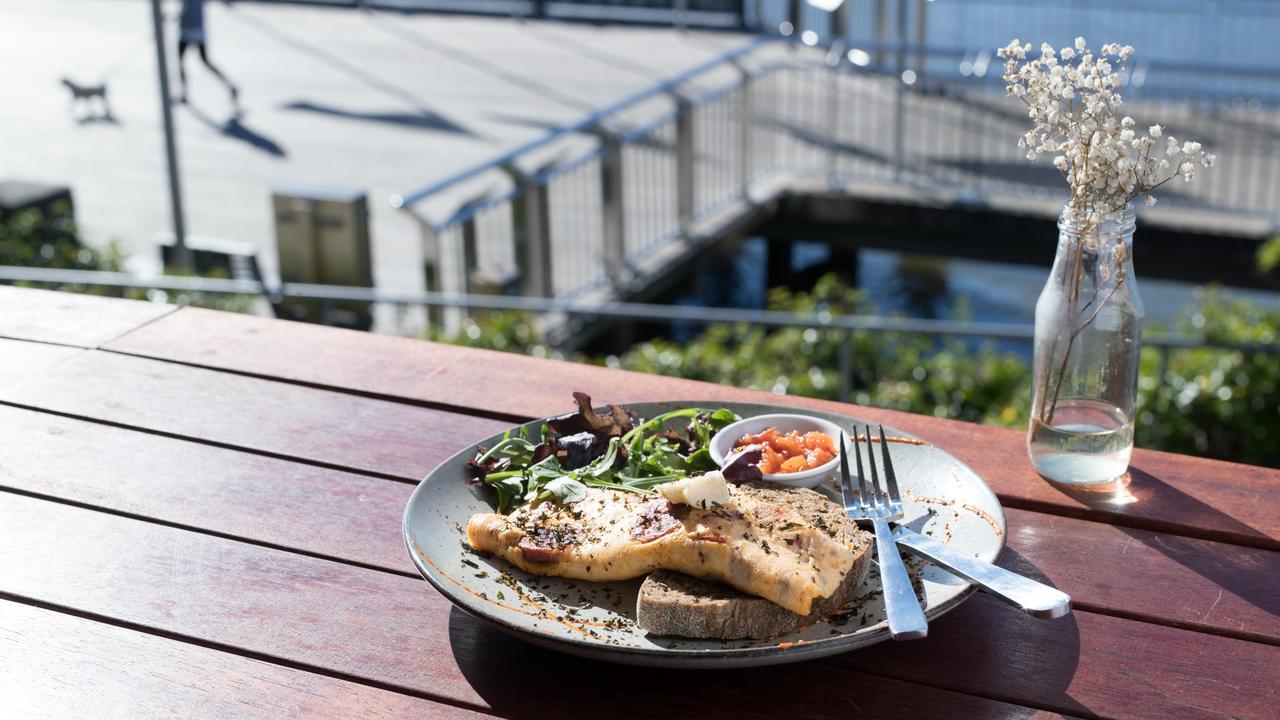 Spanish omelette at BARKO &amp; CO, Teneriffe. Picture: David Kelly