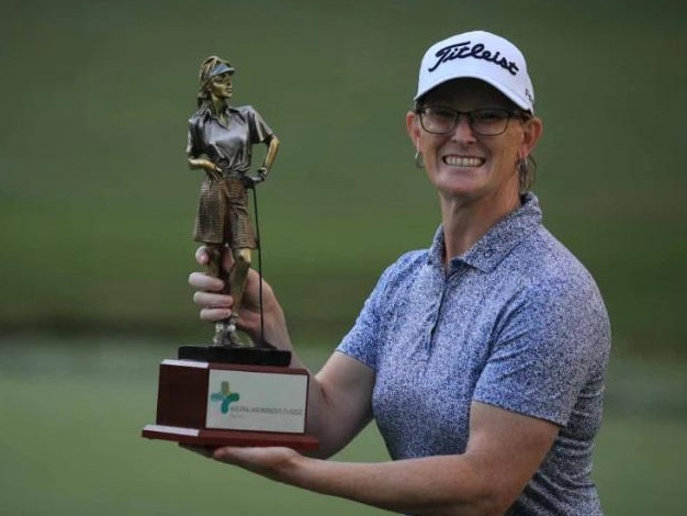 Golfer Breanna Gill caused a transgender storm with her win at the Australian Women's Classic. Picture: Australian Golf Media