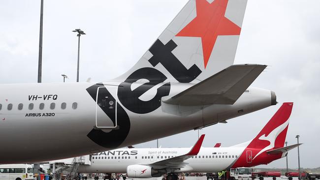 The Qantas Group is bolstering schedules in response to borders reopening in Queensland and Western Australia. Picture: Brendan Radke