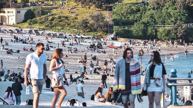 Coogee Beach will only get more popular as the weather heats up. Picture: Flavio Brancaleone