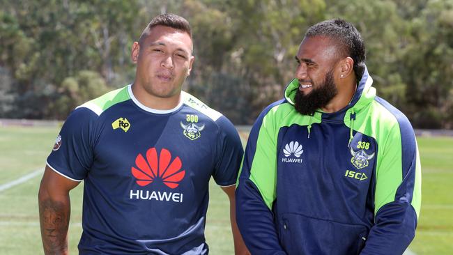 Papalii and Paulo are both slimmed down and ready to go.