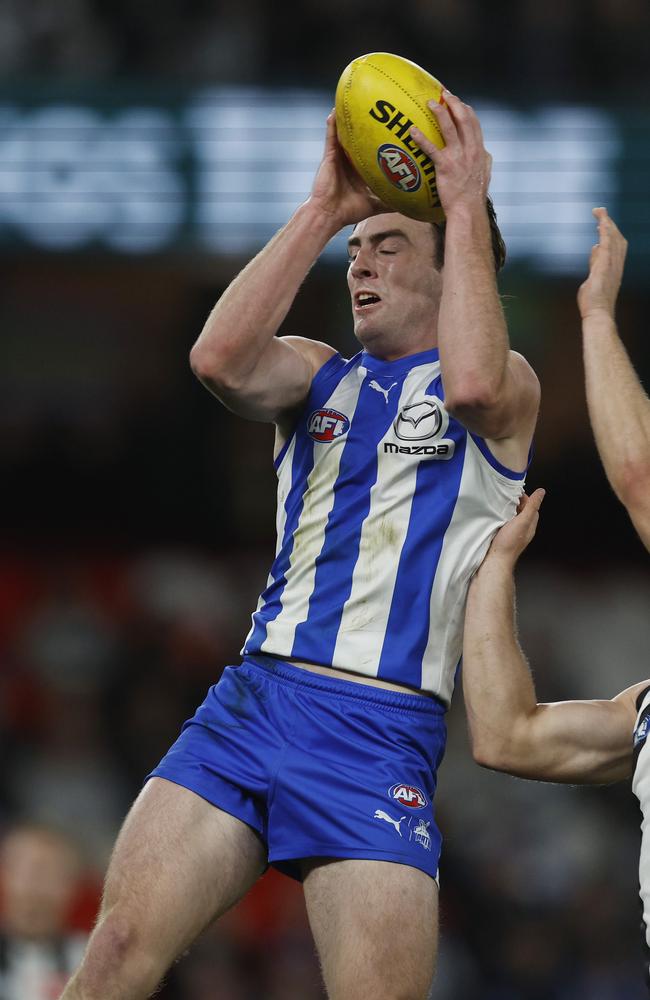 George Wardlaw shone for the Kangaroos on Sunday. Picture: Michael Klein