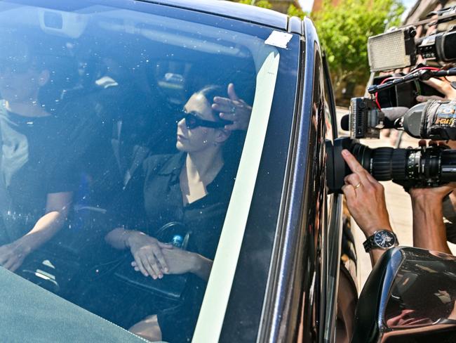 ADELAIDE, AUSTRALIA - NewsWire Photos DECEMBER 5, 2024: Lauren Willgoose leaves the District Court after she was found guilty of causing the death of Tony Walsh by dangerous driving. Picture: Newswire / Brenton Edwards