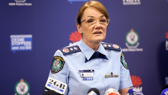 NSW Police Commissioner Karen Webb said she was shocked by the revelations of just how intense the demand for cocaine is. Picture: NewsWire / Damian Shaw