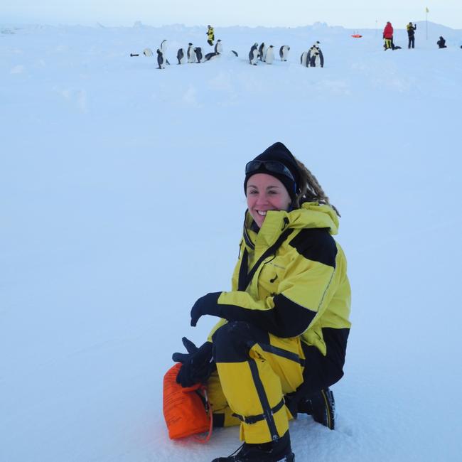 Jess Melbourne-Thomas in Antarctica.