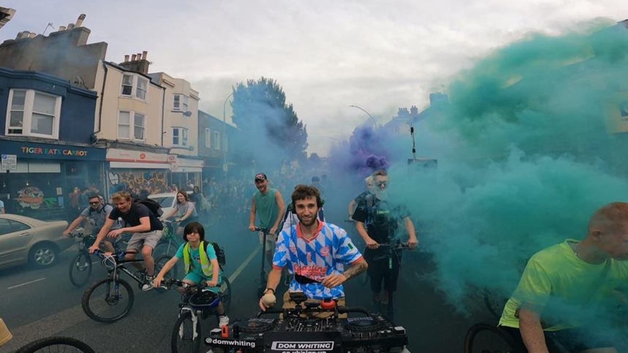 Dj On A Bike To Spin Tracks Through Darwin Streets 