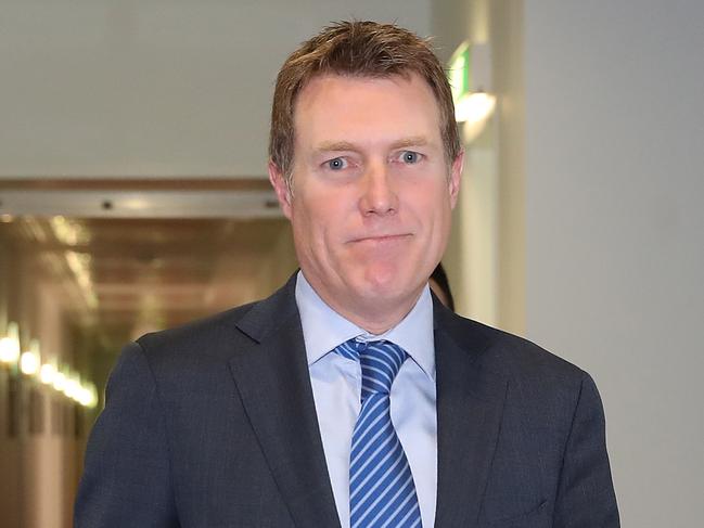 Attorney-General Christian Porter at Parliament House in Canberra. Picture Kym Smith