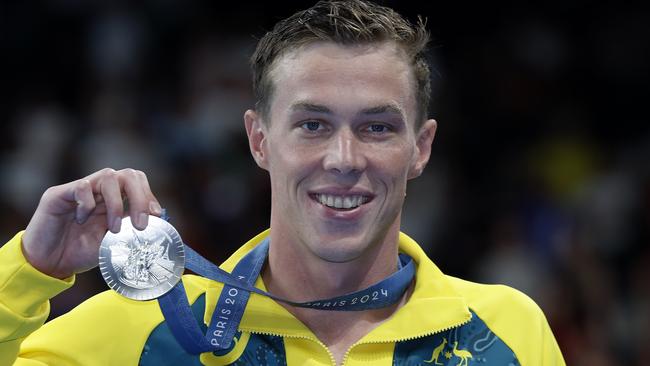 NCA. PARIS FRANCE. 2024 OLYMPIC GAMES. July 31 - Day 5 .  Swimming finals at the Paris La Defense Arena.    Mens 200 mtr breastroke final. Australian Zac Stubberty-Cook       . Pic: Michael Klein