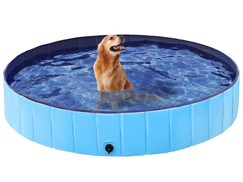 Yaheetech Foldable Pet Swimming Pool. Pictue: Amazon Australia.