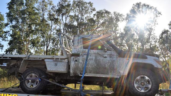 Photograph from the scenes of the Crystal Creek (Mutarnee) accidents on the Bruce Highway between Townsville and Ingham on Tuesday Wednesday. Photograph: Cameron Bates